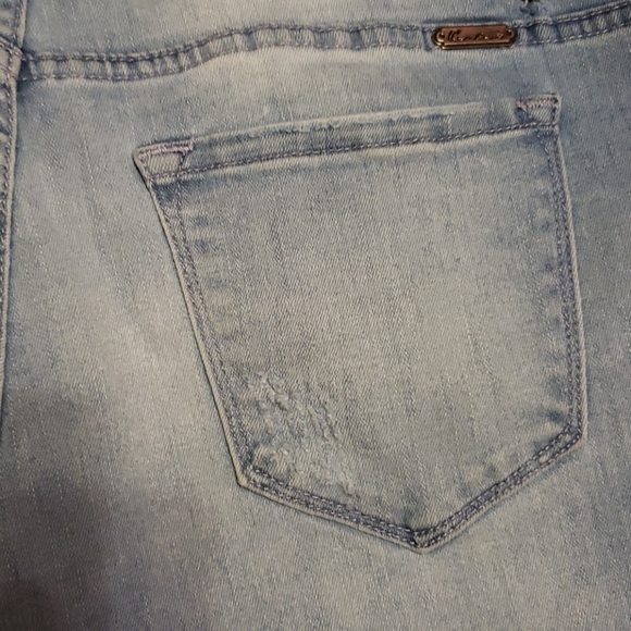 KanCan Distressed Skinny Light Wash Jeans sz 30 - Picture 7 of 8